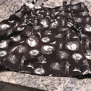 Halloween themed suspender skirt